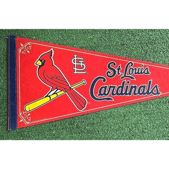 Rare Vintage Pennant St. Louis Cardinals MLB Pennant WinCraft 12" x 29" NOS - Picture 4 of 4